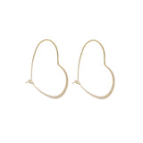 Heart Shape Hoops