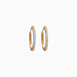 Pavé Small Hoops 16mm