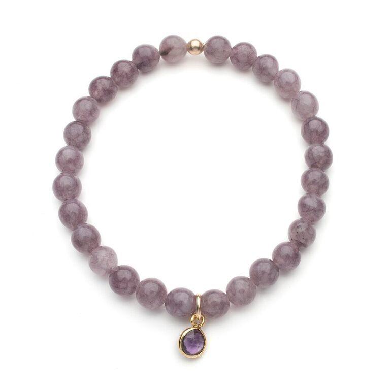 Burrard Bracelet in Purple Jade