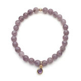 Burrard Bracelet in Purple Jade