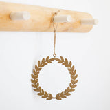 Gilded Wreath Ornament